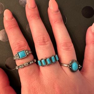 blue ring set